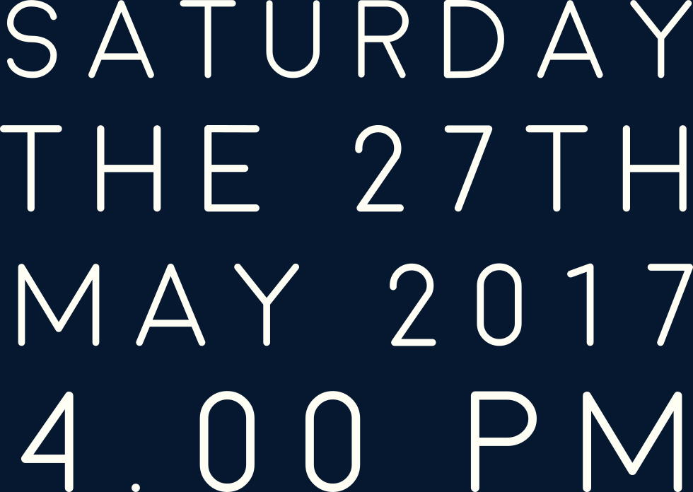 27th May at 4pm